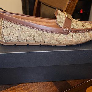 Coach Mona Driver in Signature Jacquard